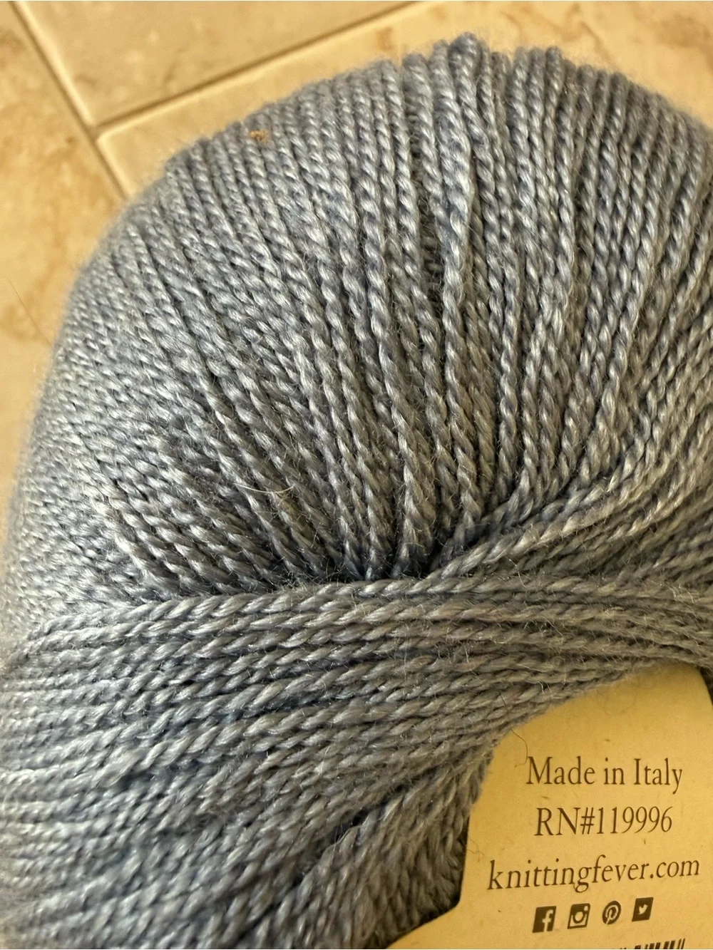 Juniper Moon Farm Merino Wool/Mulberry Silk Blend Yarn - Cornflower Color